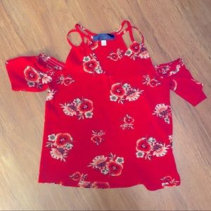 Cutout Cold Shoulder Top